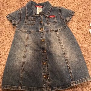 Guess jeans denim toddler dress
